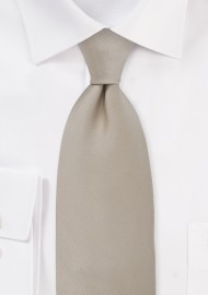 XL Mens Tie in Champagne Color