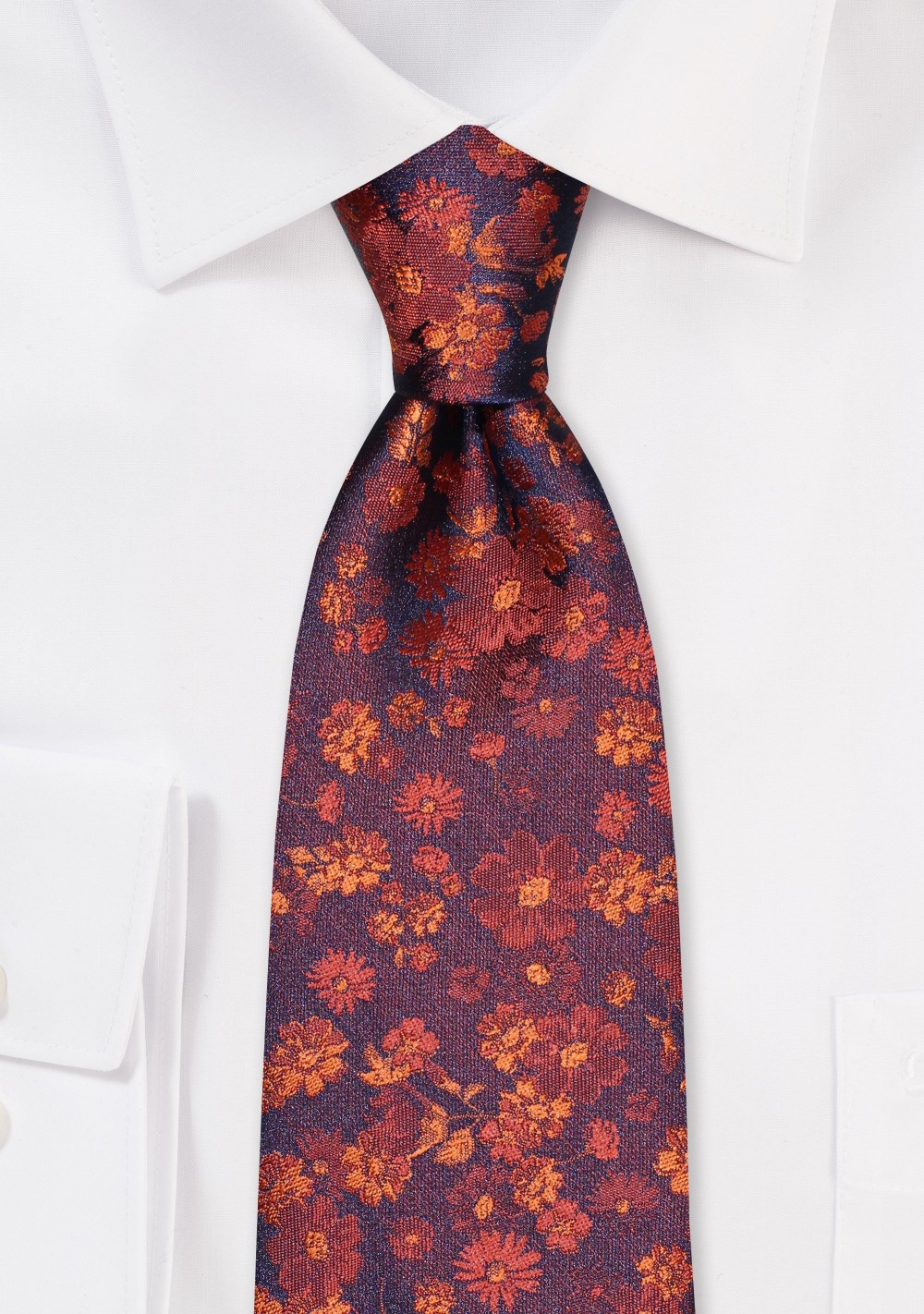 Cinnamon Spice Floral Tie