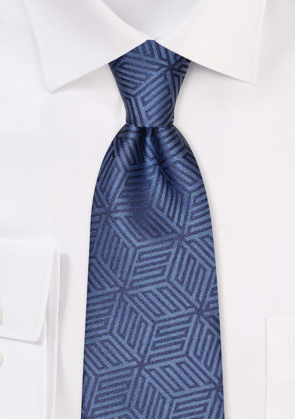 Denim Blue Designer Necktie