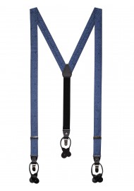 Denim Blue Designer Suspenders