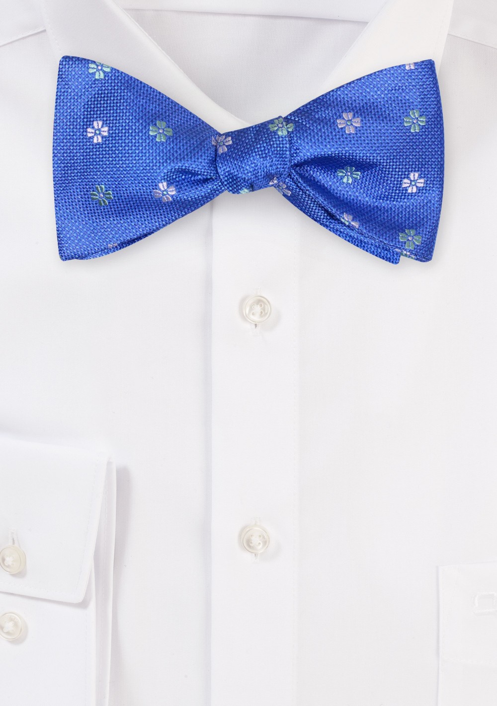 Royal Blue Self Tie Designer Bow Tie
