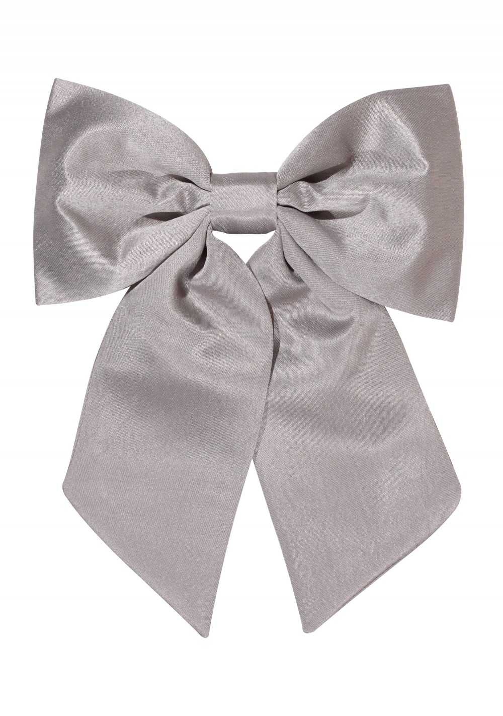Hair Bow in Sterling Front