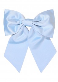 Hair Bow in Ice Blue Front
