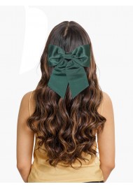 Hair Bow in Solid Hunter Green Women's Hair Clip