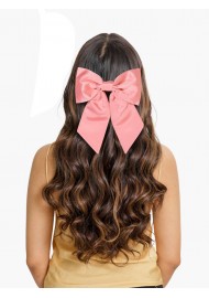 Hair Bow in Bellini Pink Women's Hair Clip