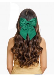 Hair Bow in Emerald Green Women's Hair Clip