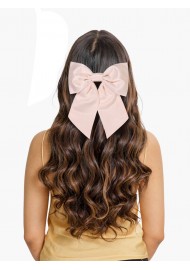 Hair Bow in Solid Antique Blush Women's Hair Clip