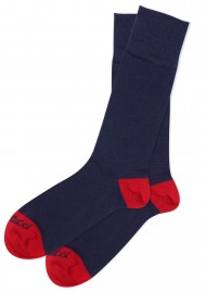 Navy Formal Socks for Men