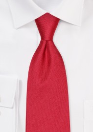 Deep Crimson Red Silk Necktie