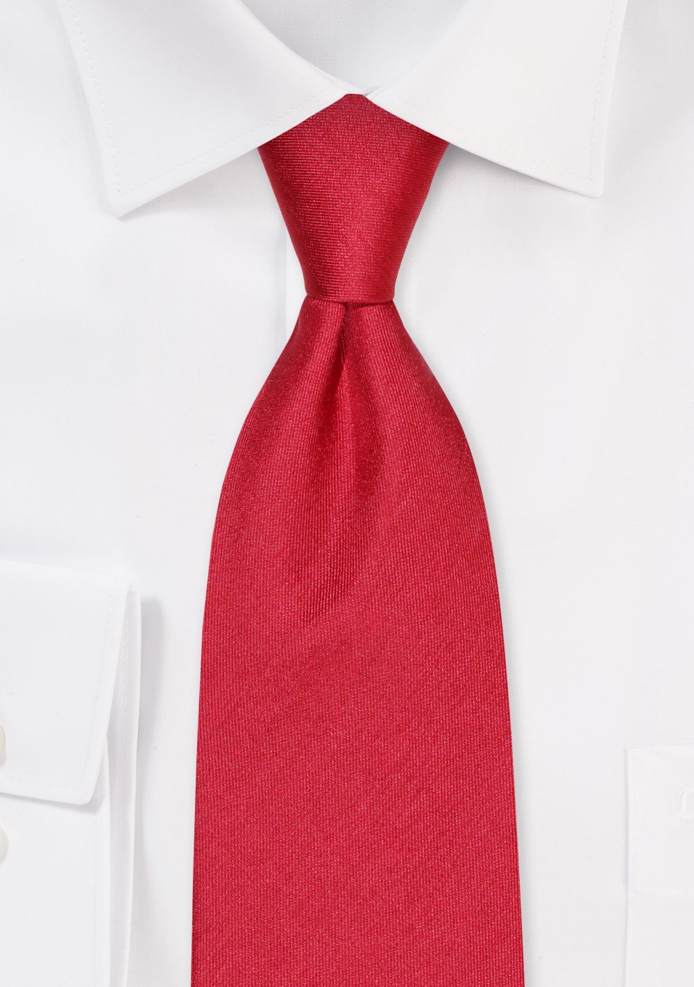 Matte Cherry Red XL Silk Tie