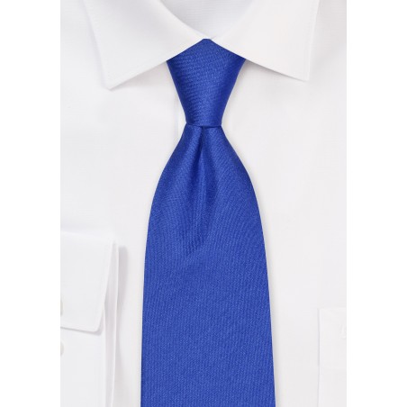 Matte Royal Blue XL Silk Tie