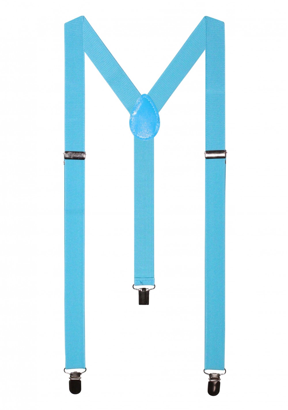 Elastic Band Suspender in Ice Blue