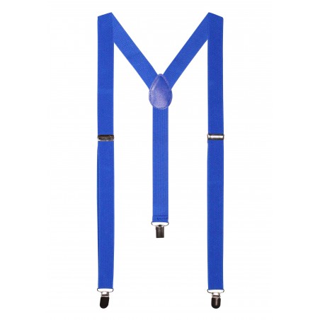 Elastic Band Suspender in Morning Glory Blue