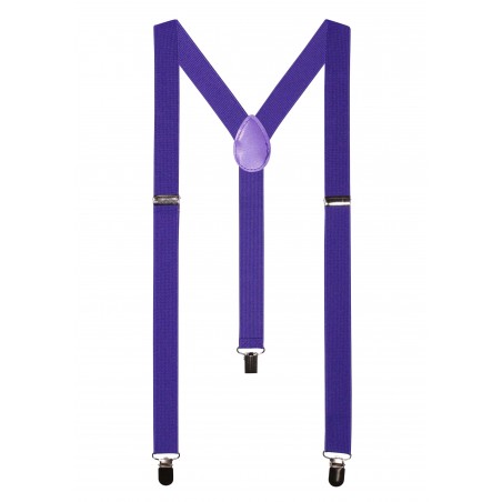 Elastic Band Suspender in Purple Storm Color