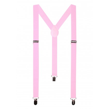 Elastic Band Suspender in Pink