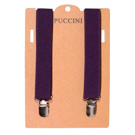 Elastic Band Suspender in Grape Packaging