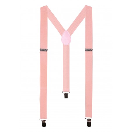 Elastic Band Suspender in Bellini Pink