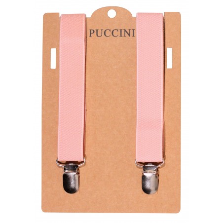 Elastic Band Suspender in Bellini Pink Packaging