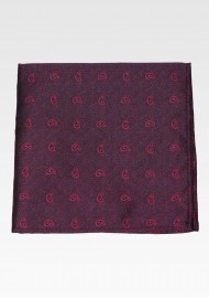 Wine Red Polka Dotted Hanky