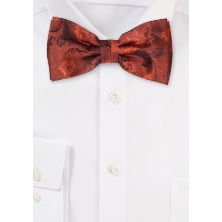 Rust Colored Bow Tie