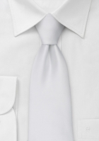 solid-white-necktie