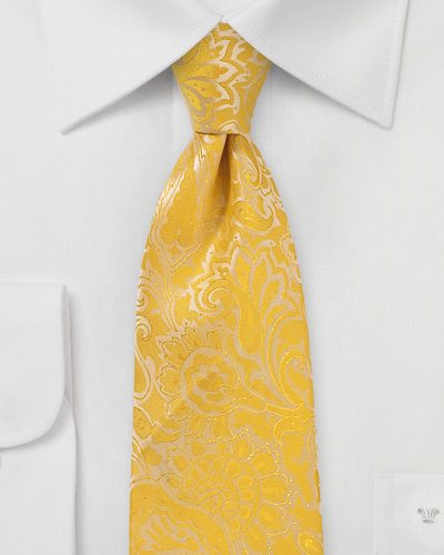 Primrose Yellow Neckties For Men