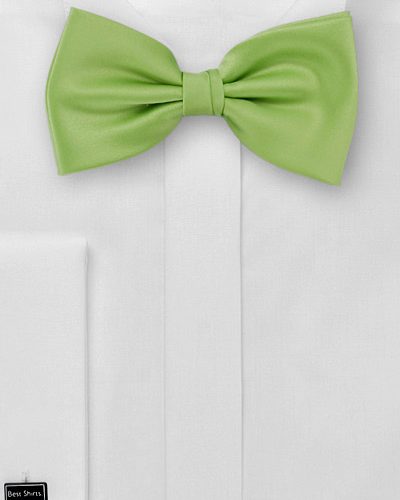 Menswear Color Of The Month - Greenery Neckties + Bow Ties 