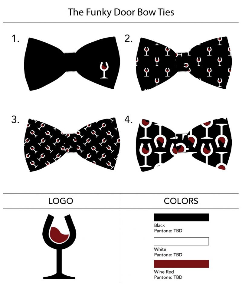 custom logo bow ties design ideas