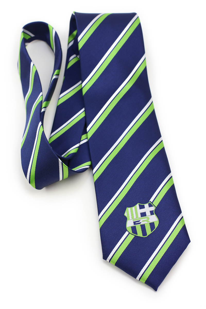 custom striped rugby ties