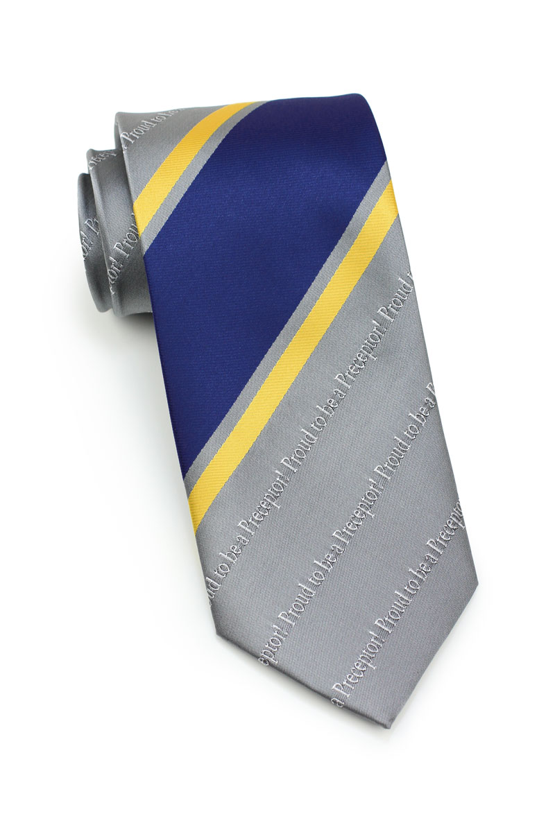 custom woven logo necktie mens