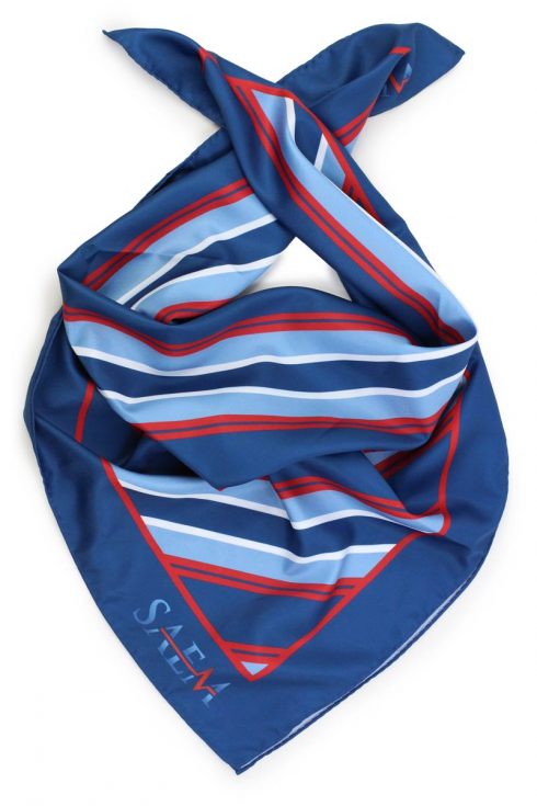 logo pantone color matched ladies scarves