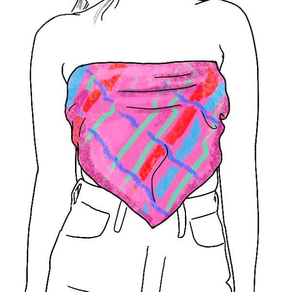 Scarf top how to wear a ladies silk scarf