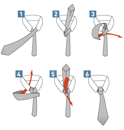 tie a half Windsor tie knot